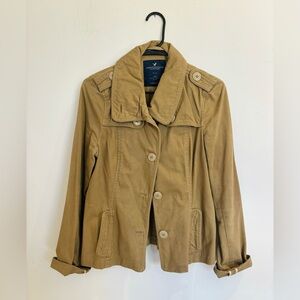 American Eagle Utility Jacket- Khaki